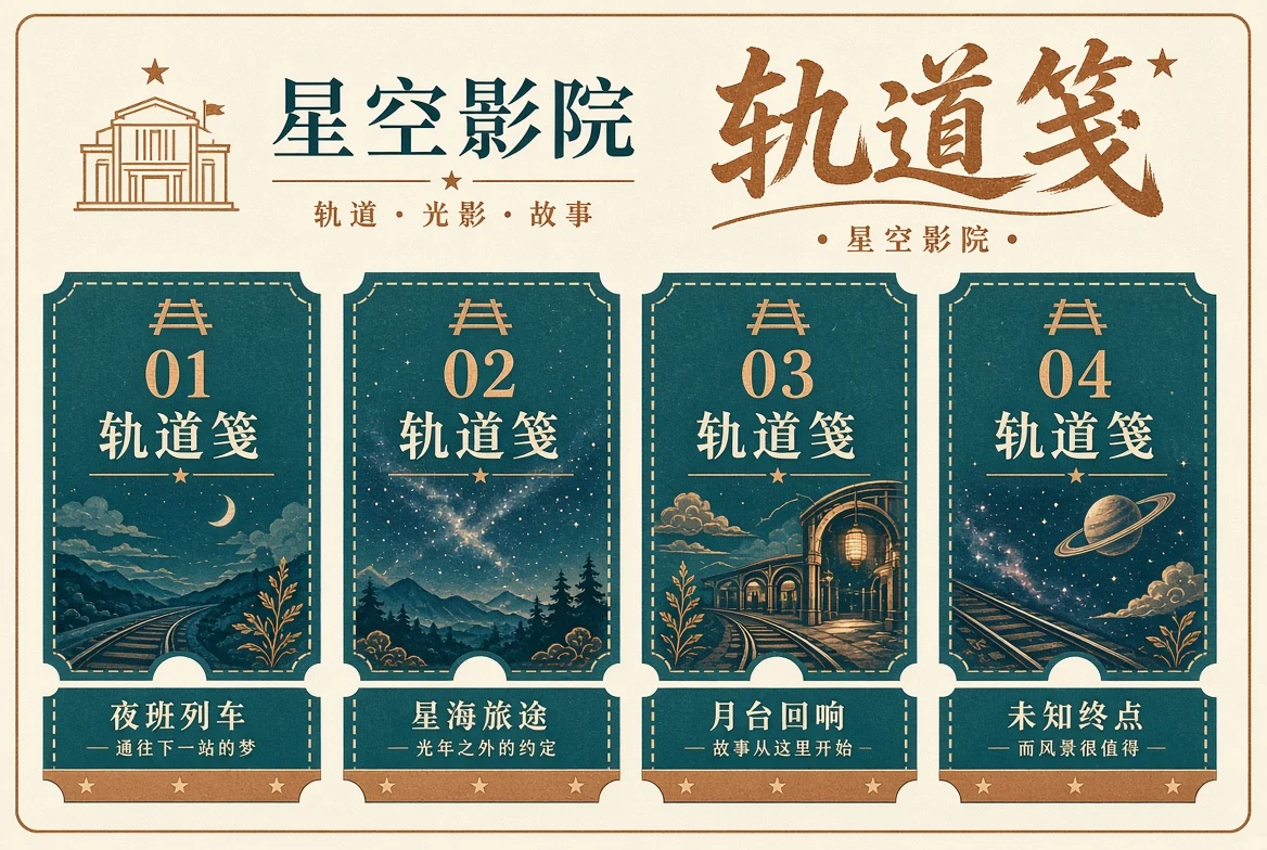 星空影院轨道笺